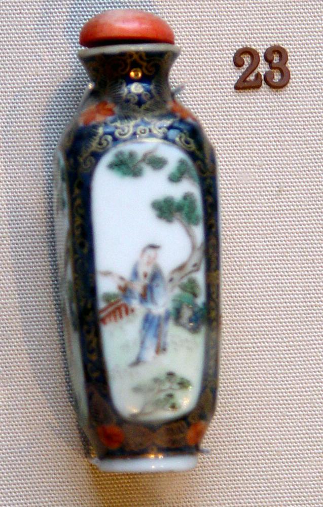 图片[1]-snuff-bottle; stopper BM-Franks.639.+-China Archive